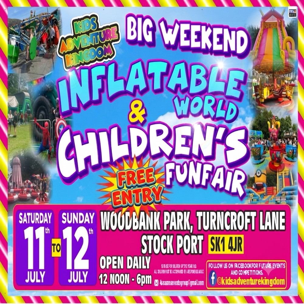 Adventure Kingdom Inflatable World Woodbank Park