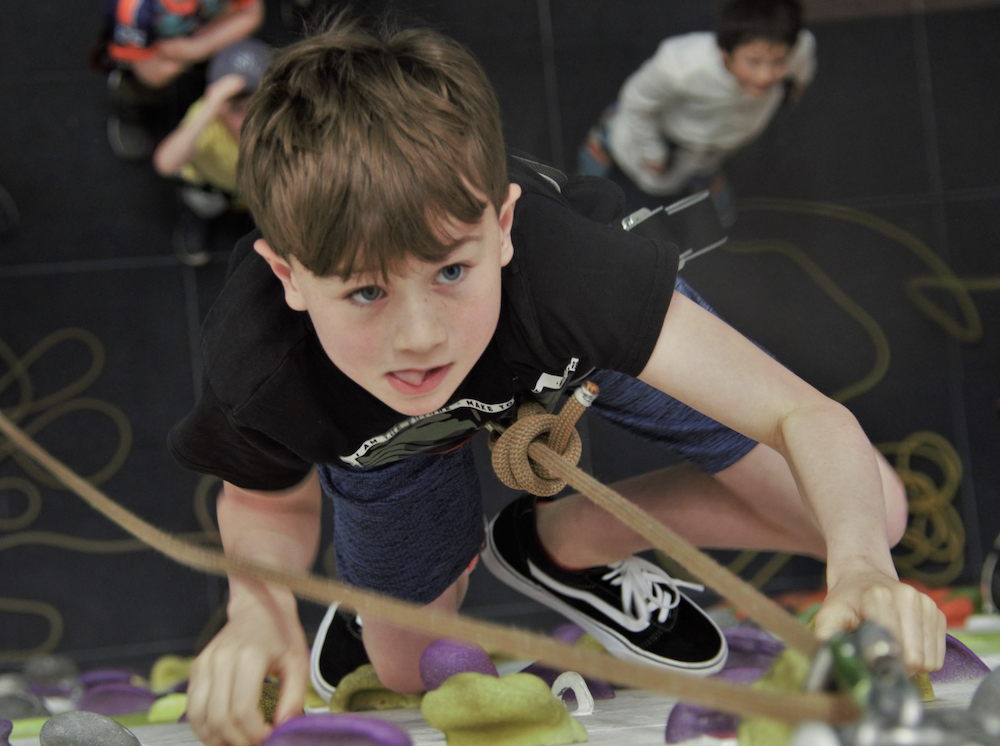 a child at Awesome Walls Birthday Party - Credit Awesome Walls