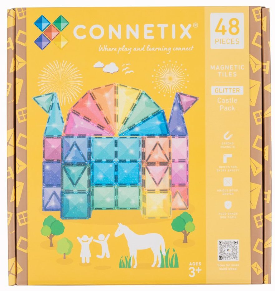 CONNETIX 48-Piece Glitter Castle Pack