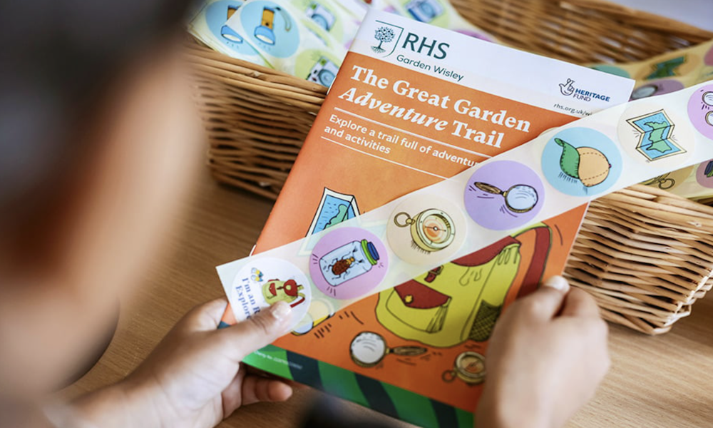 Easter Detective Trail - rhs bridgewater a trail book with stickers