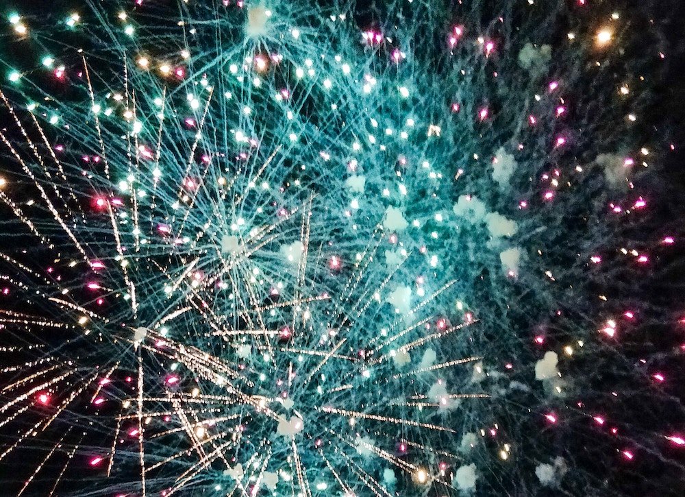 Flowery Fields Hyde Fireworks Display