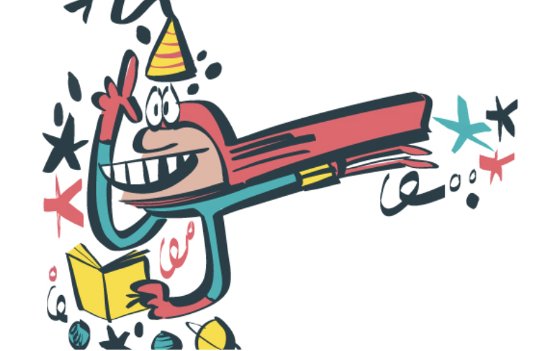 Free comic draw along session Ashton - a fun cartoon