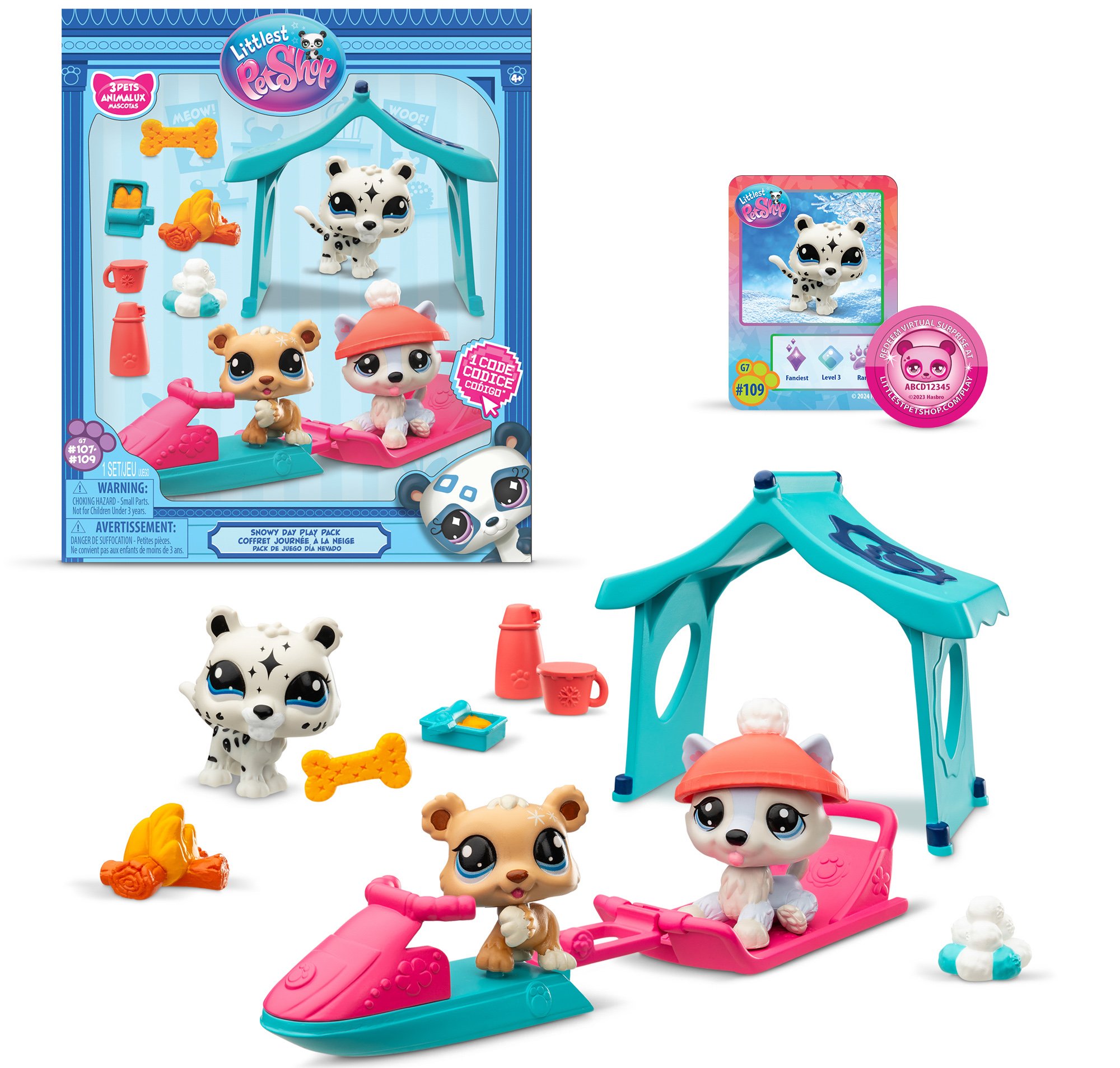 Littlest Pet Shop Snowy Day Playpack RRP £14.99