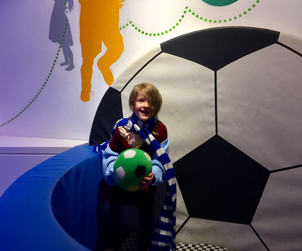 National Football Museum child dressed up 