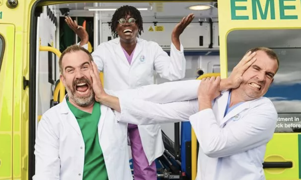 The cast fighting at Operation Ouch Exhibition Science and Industry Museum what is it