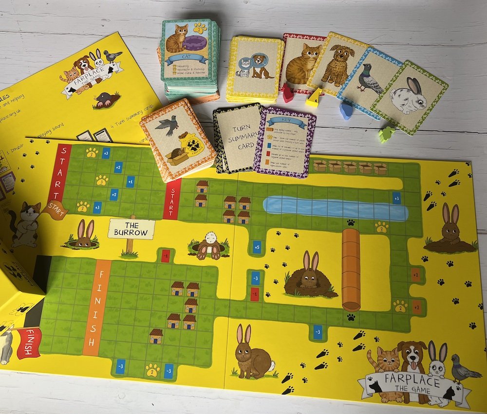 Review Farplace The Game Whats in the Box