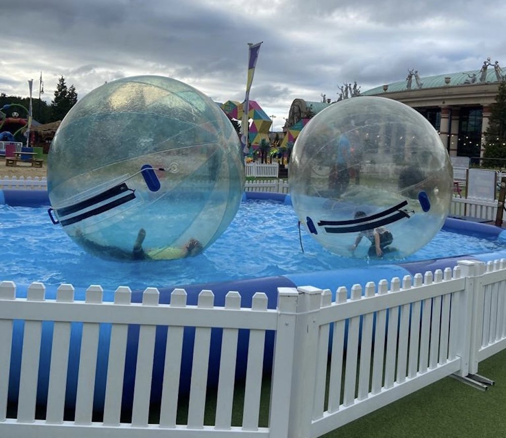 Review Summer Daze Trafford Centre Fun Fair waterballs