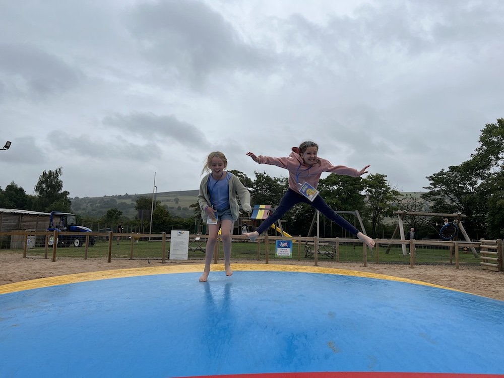 Review of Cockfields Farmlife Festival bouncy pillow