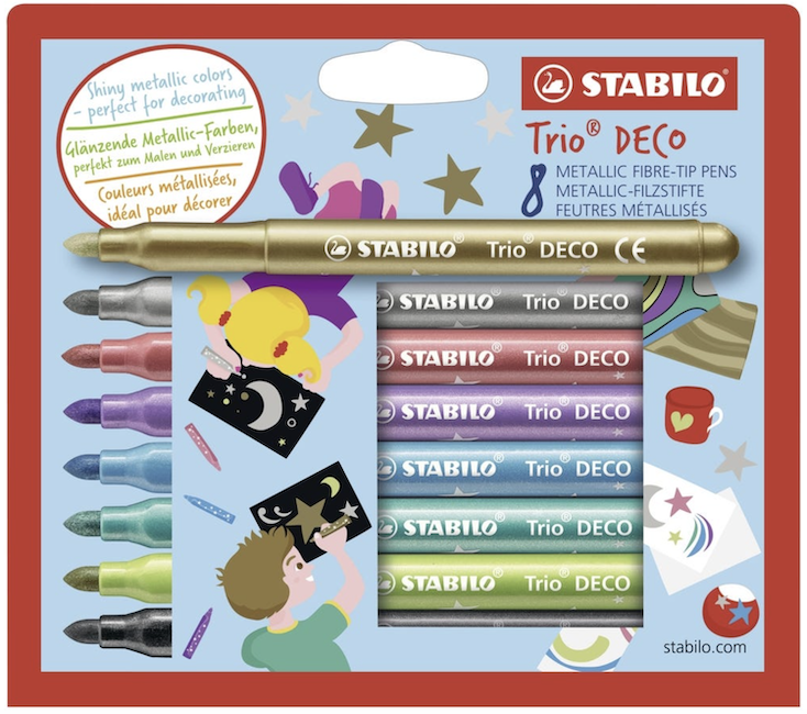 STABILO Trio DECO Metallic felt-tip pen