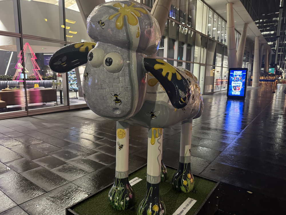 Shaun The Sheep Statute Manchester Trail - Find The Flock — Shaun the Sheep Sculpture Trail, Manchester