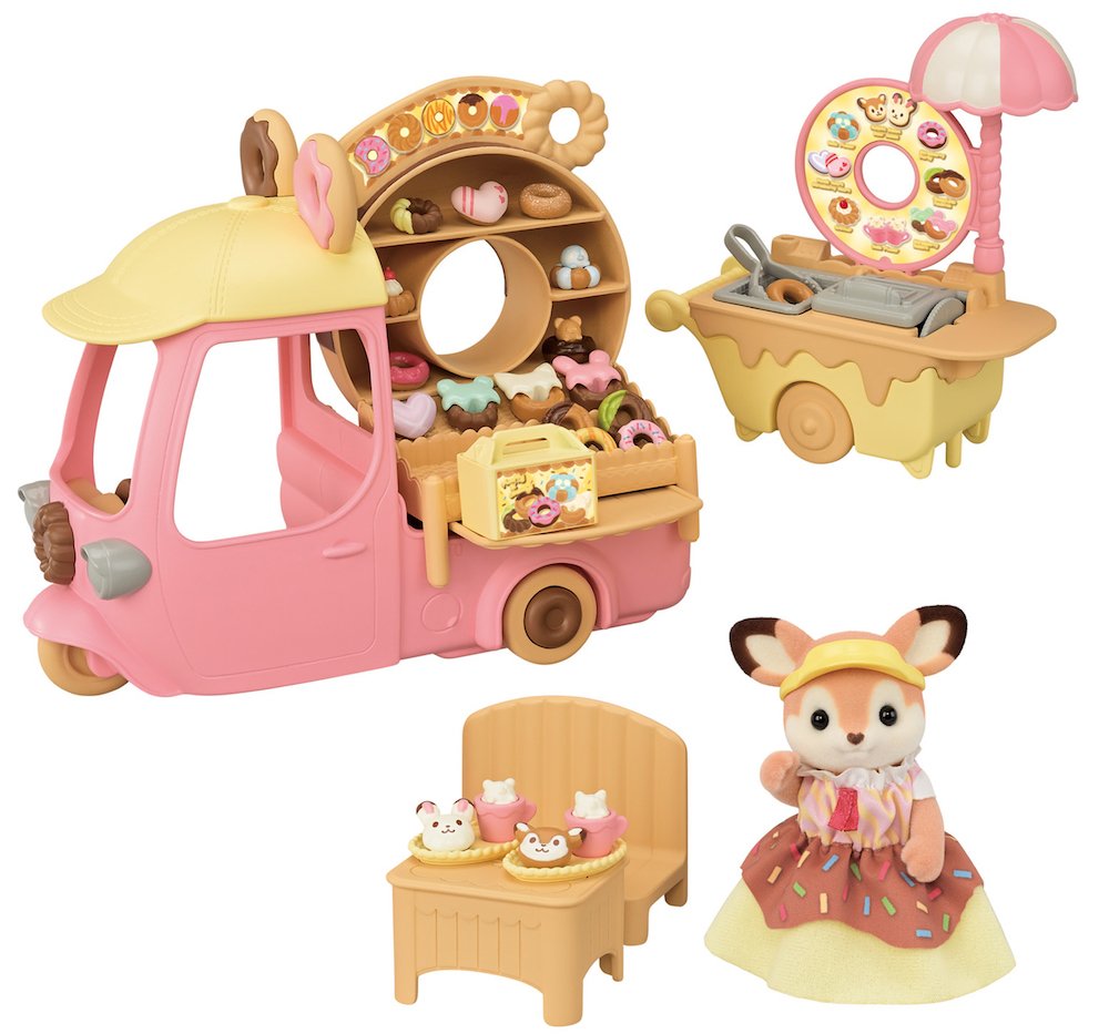 Sylvanian Families Dip Dip Donuts Wagon
