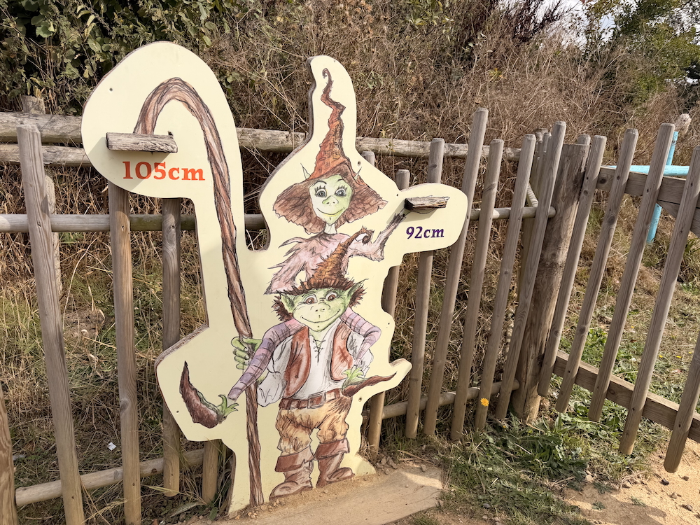 Top tips BeWILDerwood Cheshire - Height chart fairy