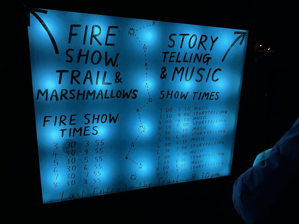 Yuletide show times