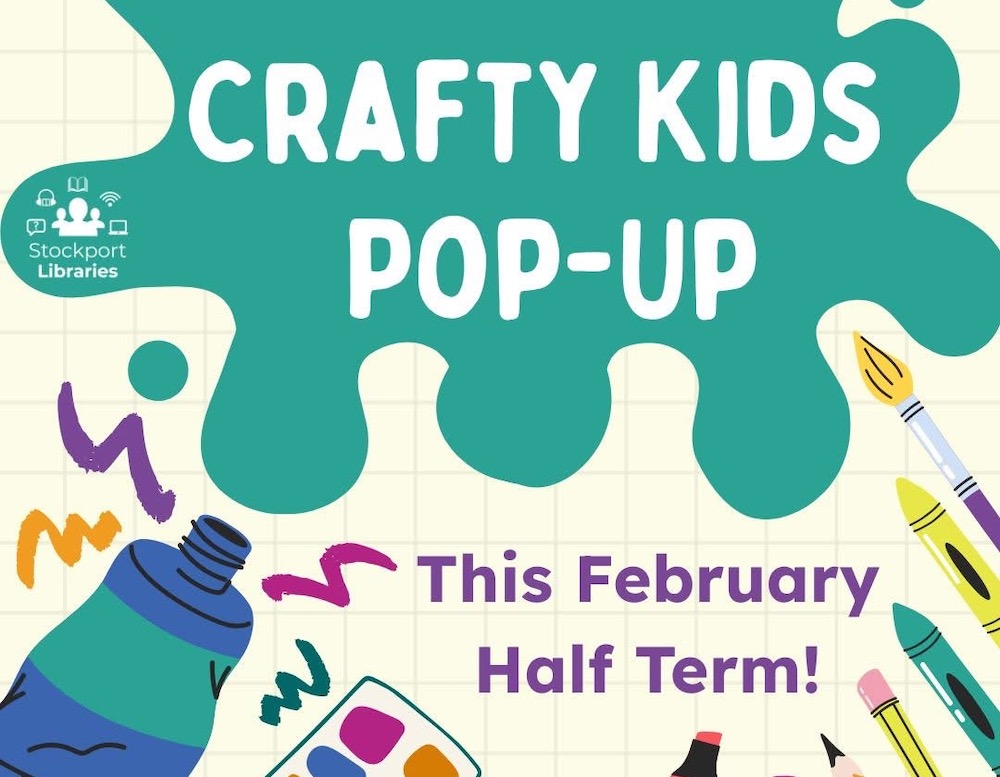 free half term crafts stockport libraries